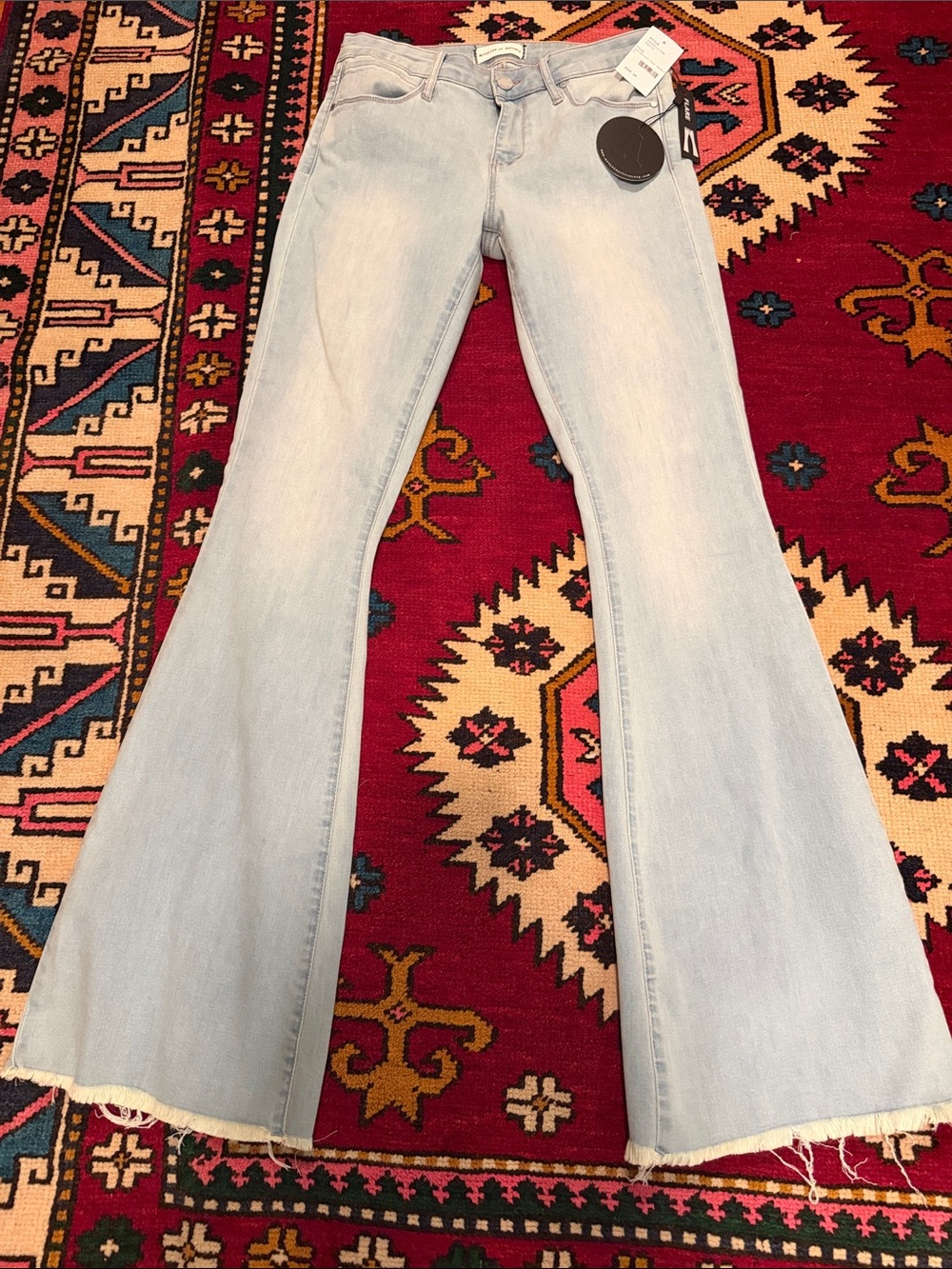 Articles Of Society Light Wash Flare Jeans Womens size 28